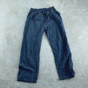 Mens Polo Ralph Lauren Blue Check Cotton Sleepwear Pajama Pants L 36-38 5777